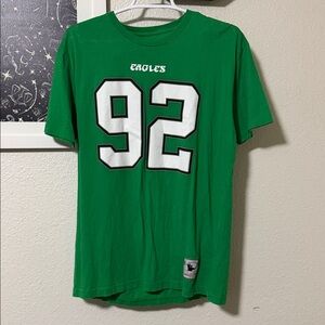 Mitchell and Ness Philadelphia Eagles Reggie White Kelly Green T shirt